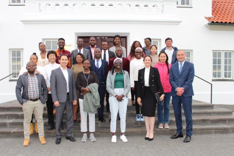 GRÓ LRT fellows with the President in Bessastaðir