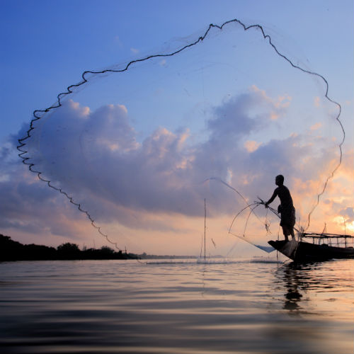 Fishing seine structure