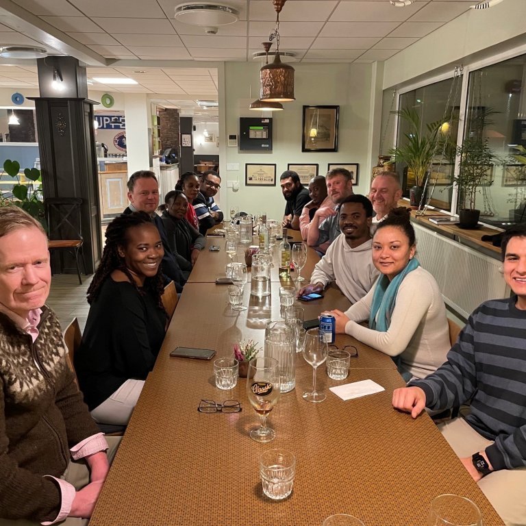 Dinner chat at Hotel Hildibrand Neskaupstað