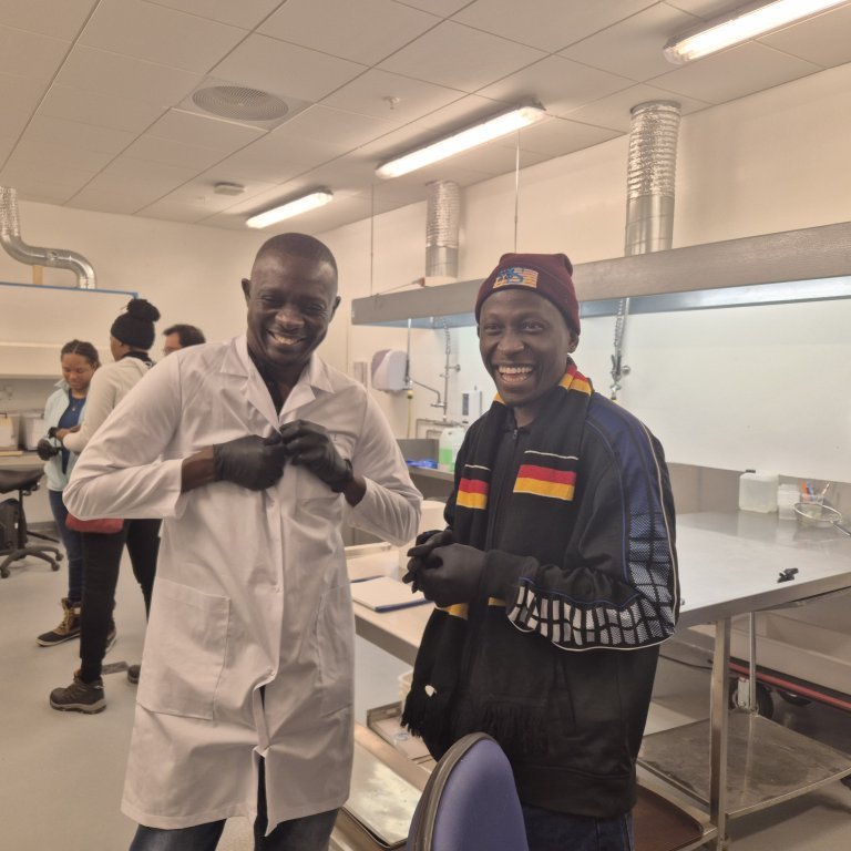 Getting redy for the lab.