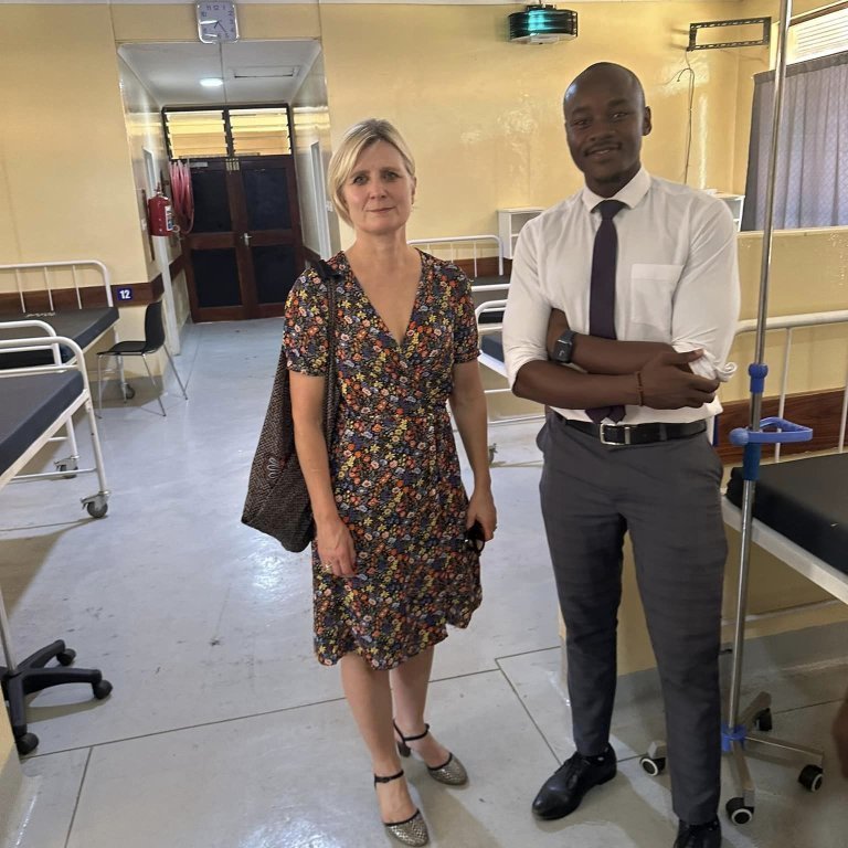 Dr. Irma Erlingsdóttir visiting Lilja's Fistula & One Stop Centre