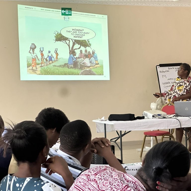From the short course on gender and climate change in Mangochi district