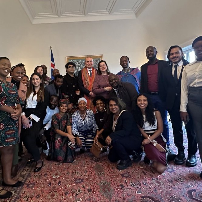 The President and the First Lady with the cohort of GEST fellows