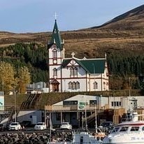 Húsavík´s landmark church