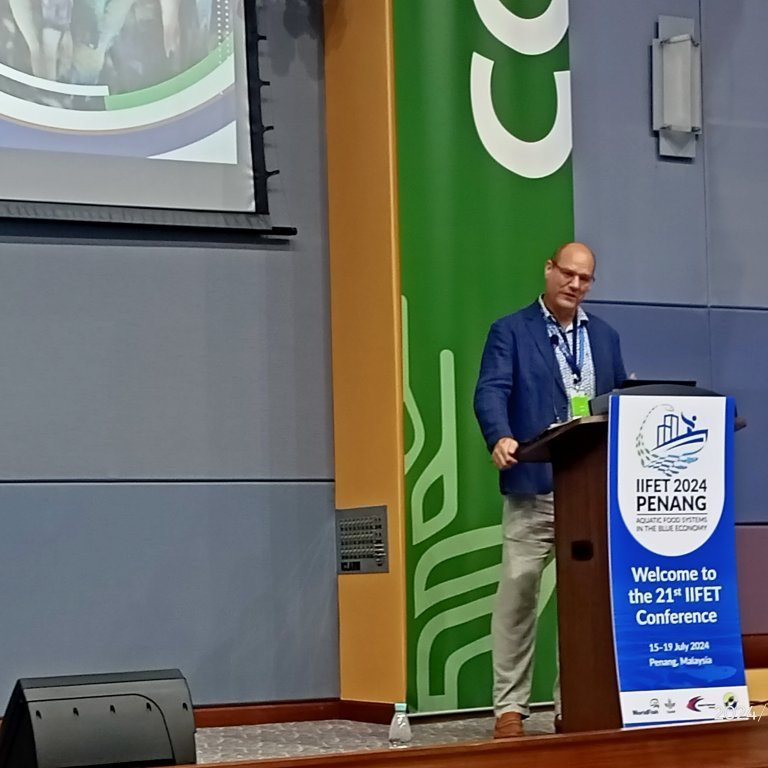 Welcome by Eddie Allison, principal scientist at WorldFish and IIFET 2024 Science Committee Chair.