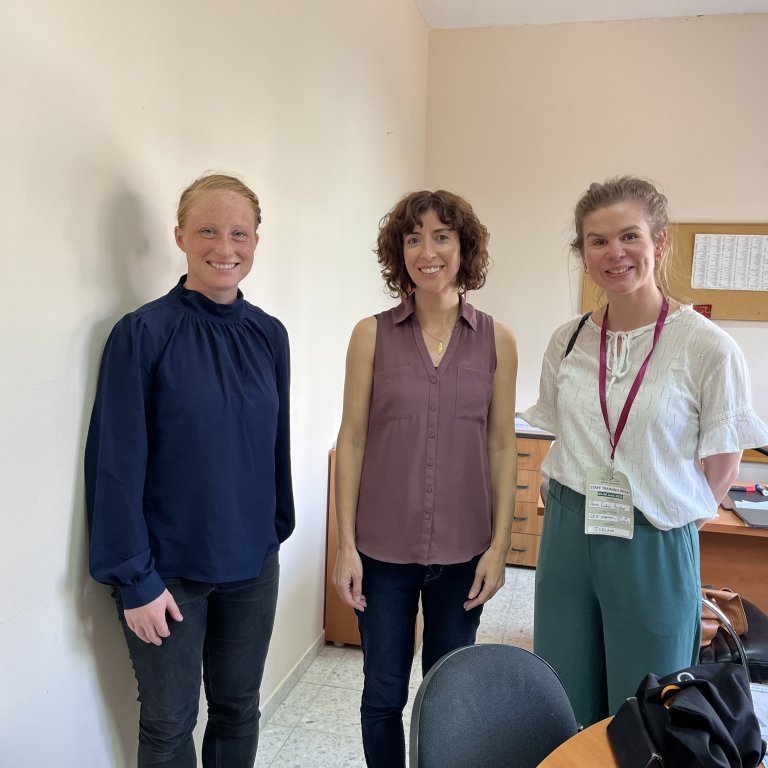 GRÓ GEST staff met with Rania Jawad, Director of the Institute of Women Studies at Birzeit University.