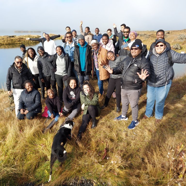 FTP fellows by Lake Mývatn