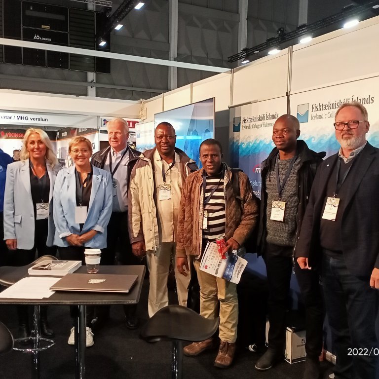 Day 4: At the Iceland Fishing Expo, well received by the Icelandic Collage of Fisheries