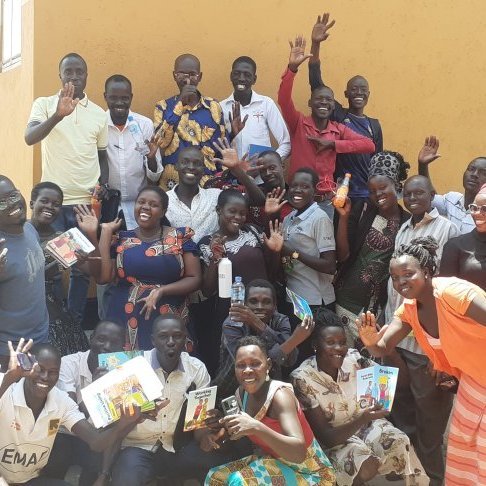 Participants and trainers in Imvepi refugee settlement.