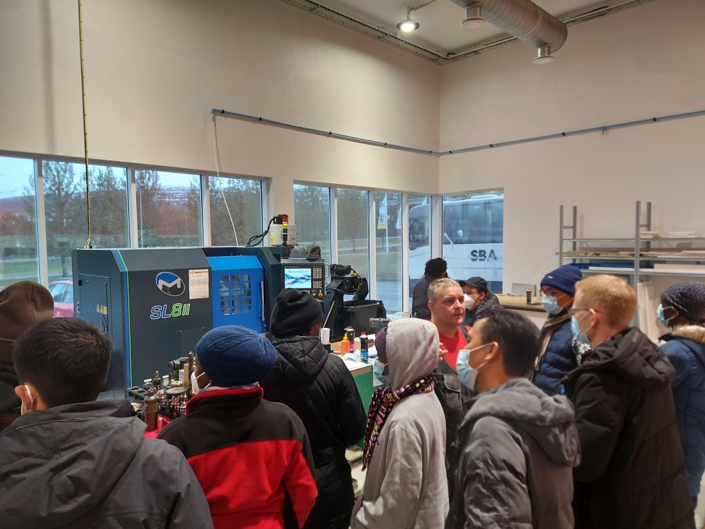 Opportunity to examine the machinery