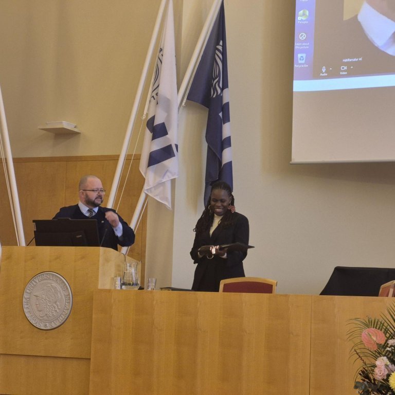Veronica receives her PhD