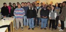 Audun and Jimmy with the UNU fellows