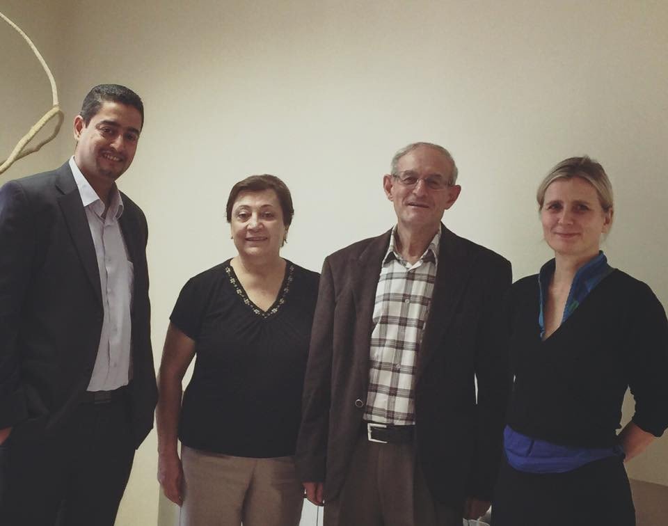 Irma Erlingsdóttir meets the Vice President for Academic Affairs Dr. Henry Giacman, the Director of …