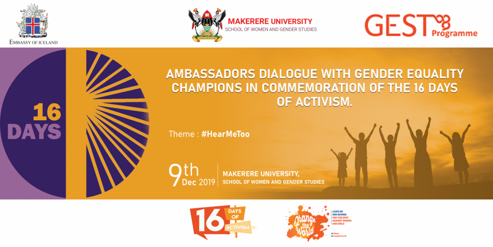 A Call to End Violence Against Women and Girls: Ambassador's Dialogue with GEST Alumni in Uganda