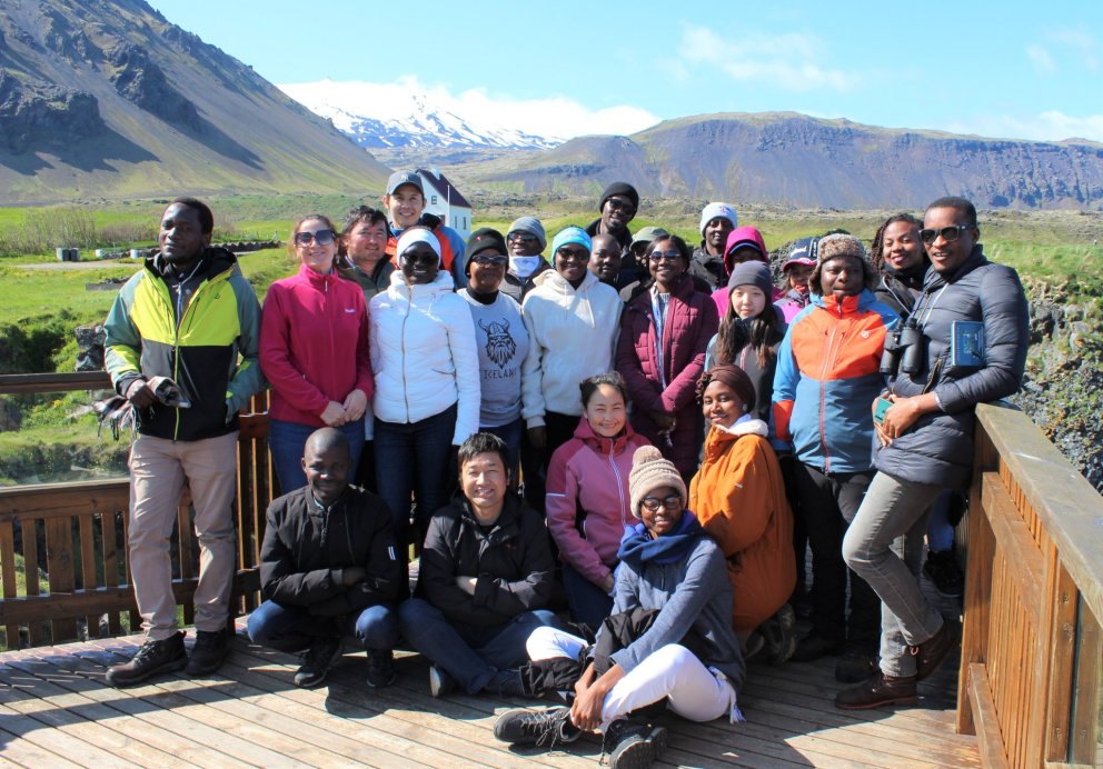 GRÓ LRT fellows of 2023 at Arnarstapi Snaefellsnes