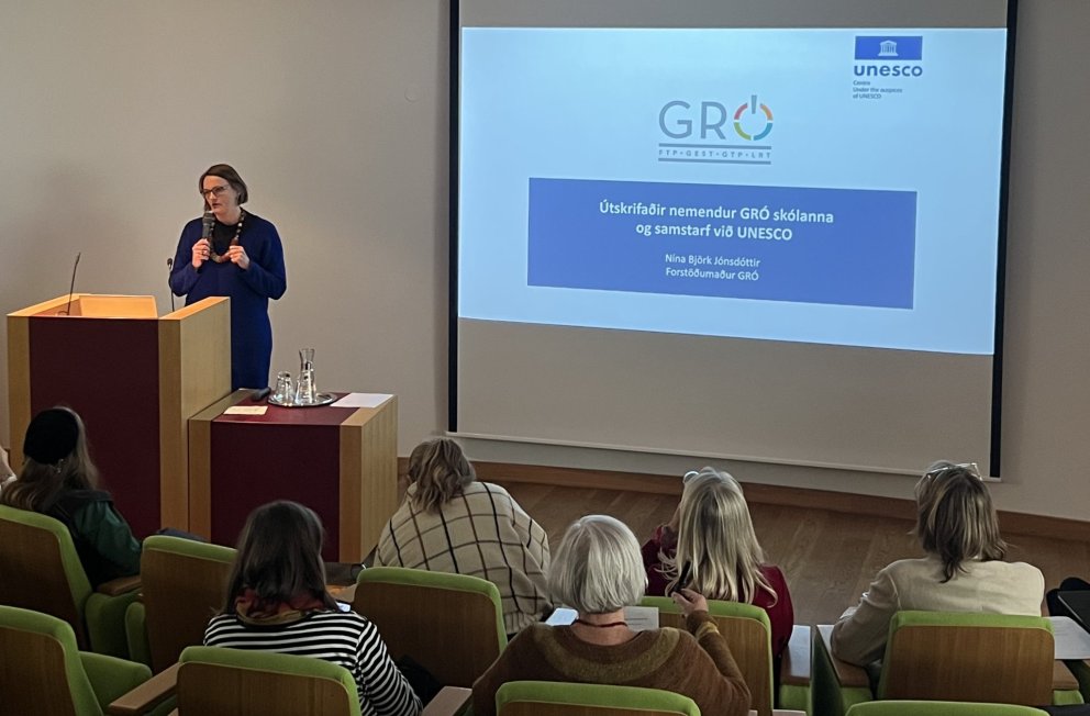 Samstarf GRÓ og útskrifaðra nemenda kynnt á UNESCO deginum
