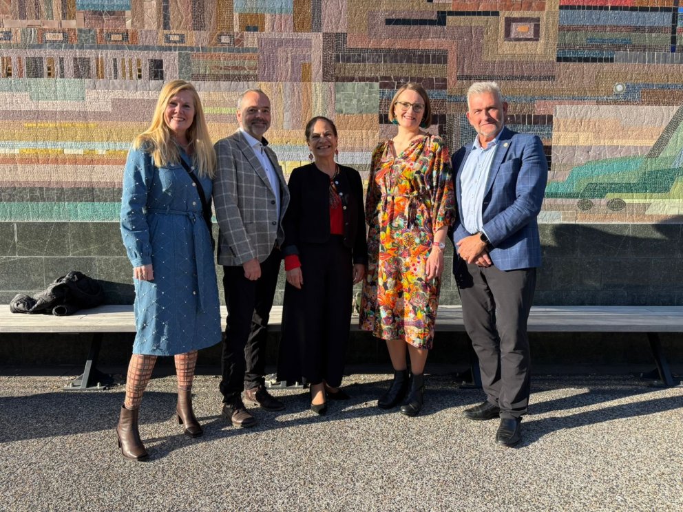 GRÓ Governing Board. From right: Guðrún Margrét, Ragnar Þorgeirsson, Dr. Lidia Brito, GRÓ Director G…