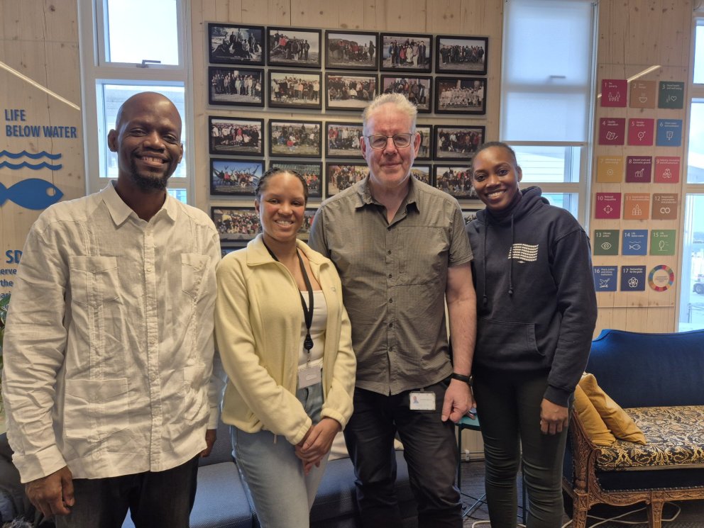 Dr. Marc Williams Executive, Director of the CRFM (left), together with Þór Ásgeirsson, GRÓ FTP Dire&hellip;