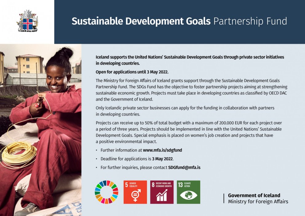 SDGs Partnership Fund open for applications until 3 May