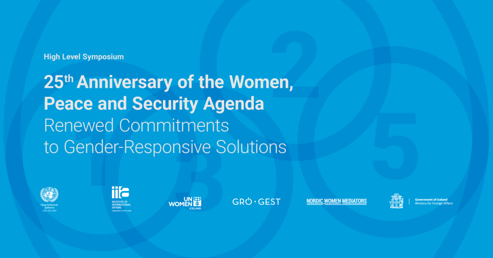 International Symposium Marked the 25th Anniversary of UNSCR 1325 on Women, Peace and Security