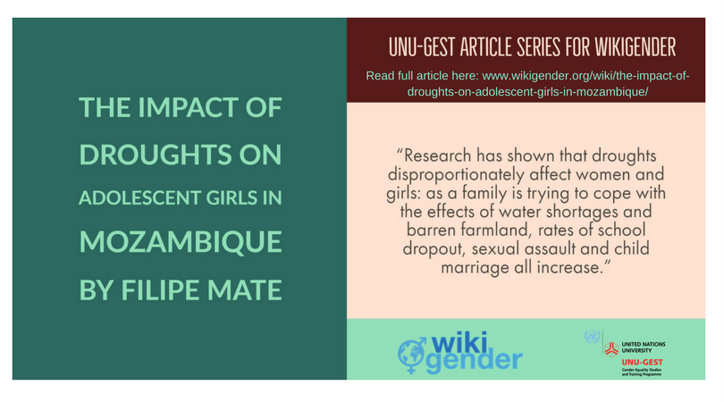 Climate change and agriculture explored in the Wikigender University online article series