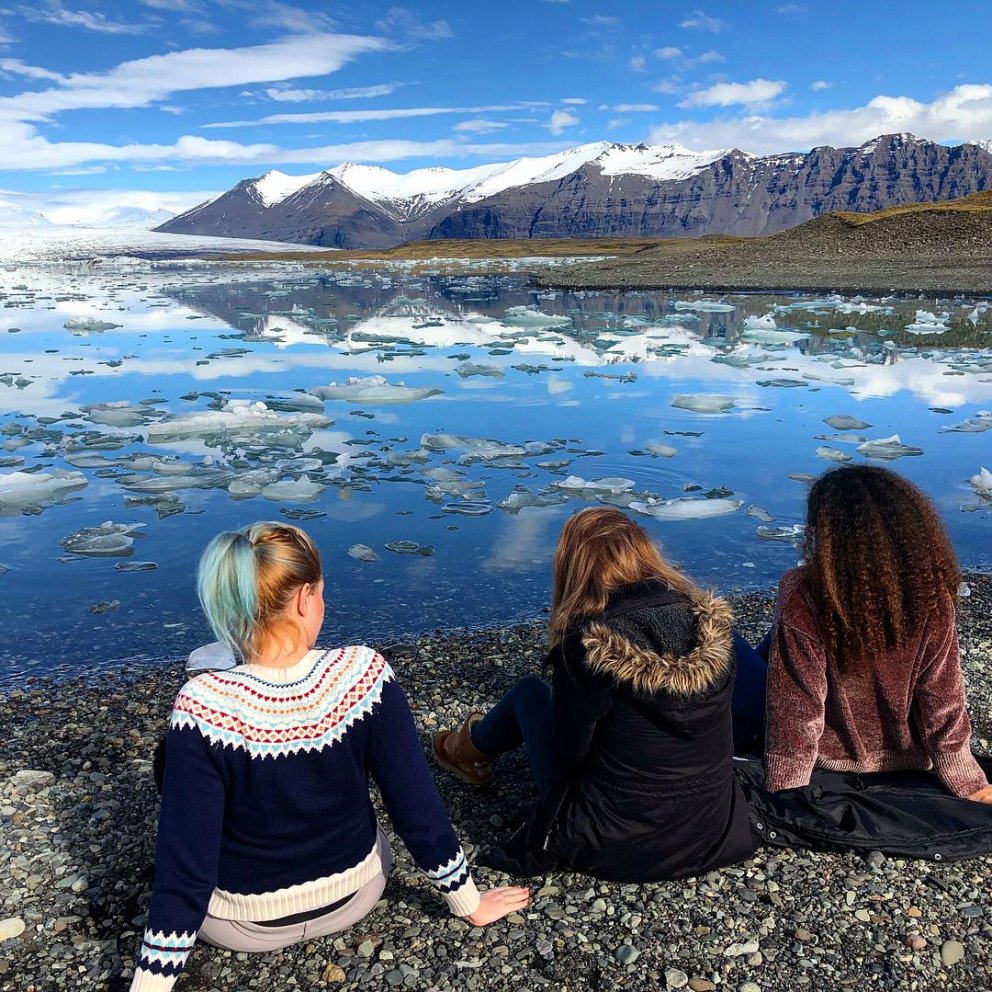 UNU-GEST fellows at the Glacier Lagoon