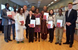 UNU-LRT fellows 2013 and the Minister