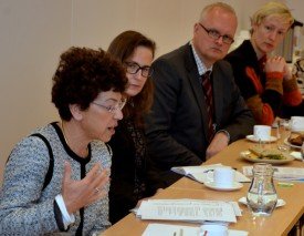 Ms Monique Barbut at the UNU-LRT meeting