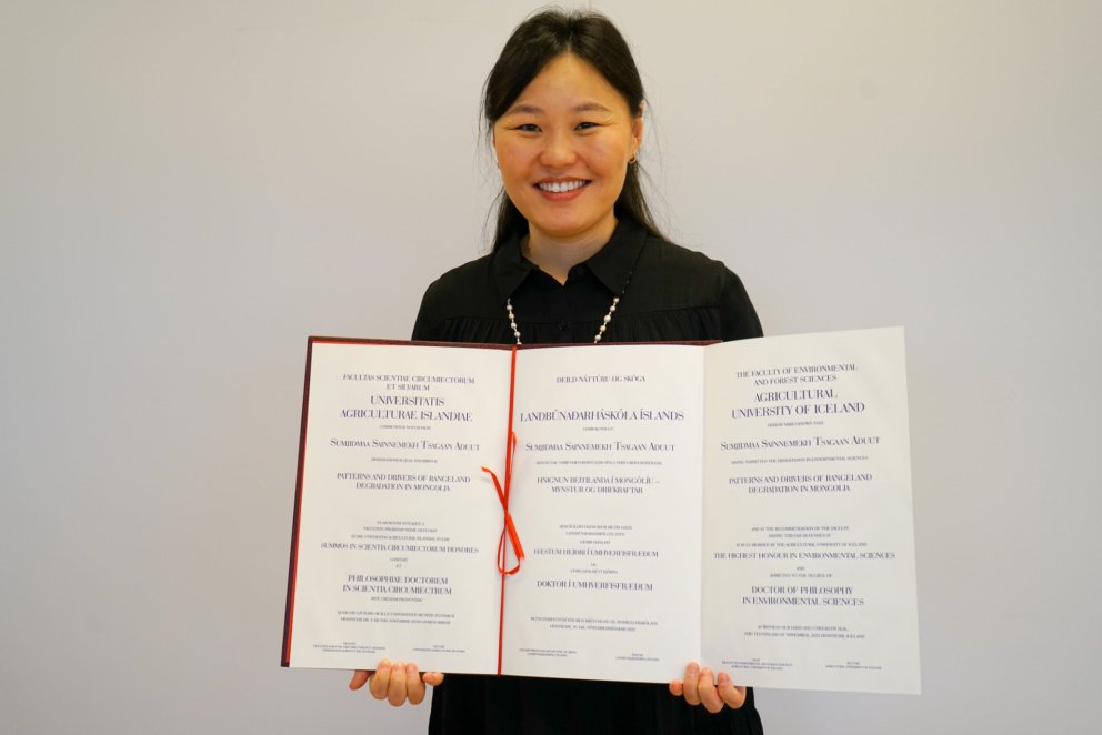 Dr. Sumjidmaa Sainnemekh GRÓ LRT alumna’s contribution to addressing overgrazing and rangeland degra…