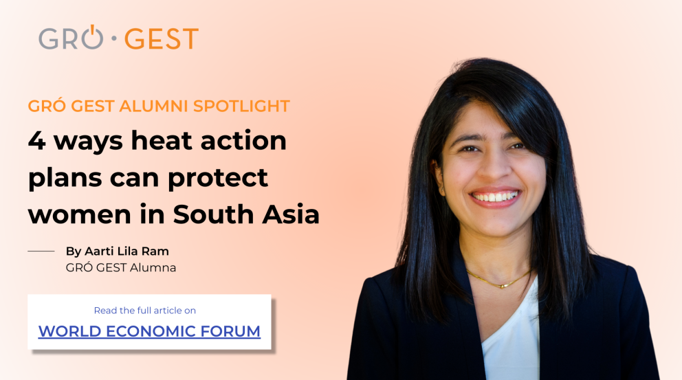 Alumni Spotlight: Addressing the Gendered Impacts of Extreme Heat