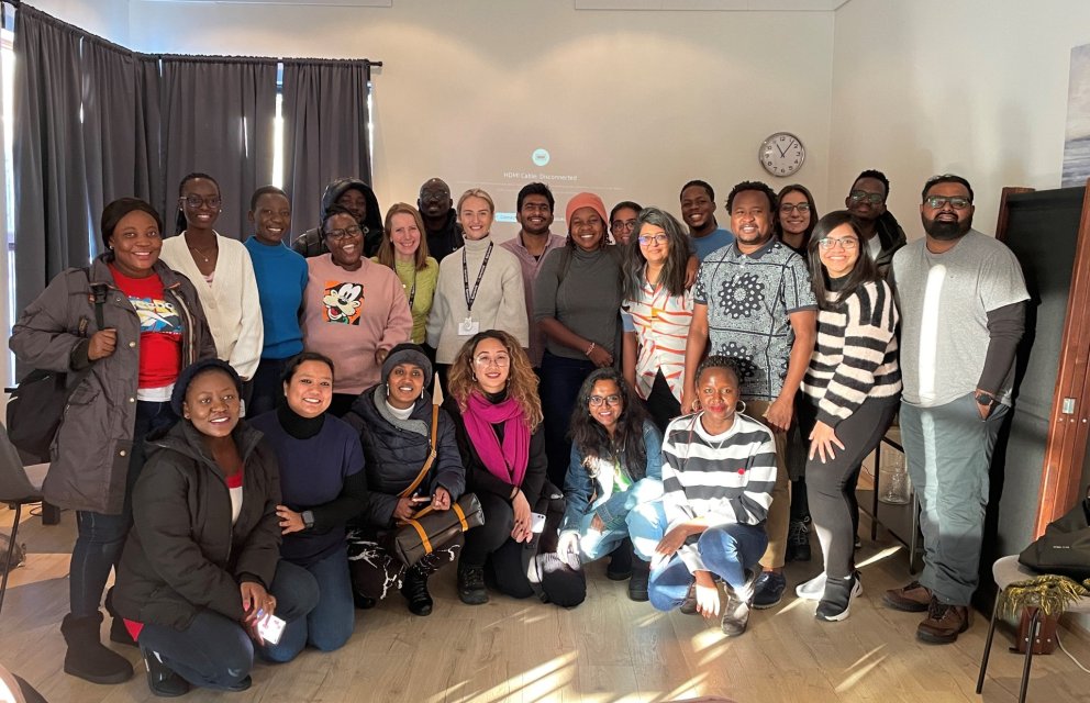 The 2023 GRÓ GEST Cohort and hosts at Bjarkarhlíð Family Justice Center.