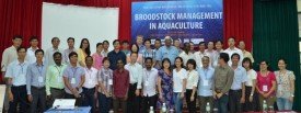Participants in Broodstock Managment course