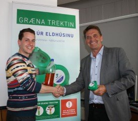 Zoltan Békés with Baldur Dýrfjörð at Norðurorka