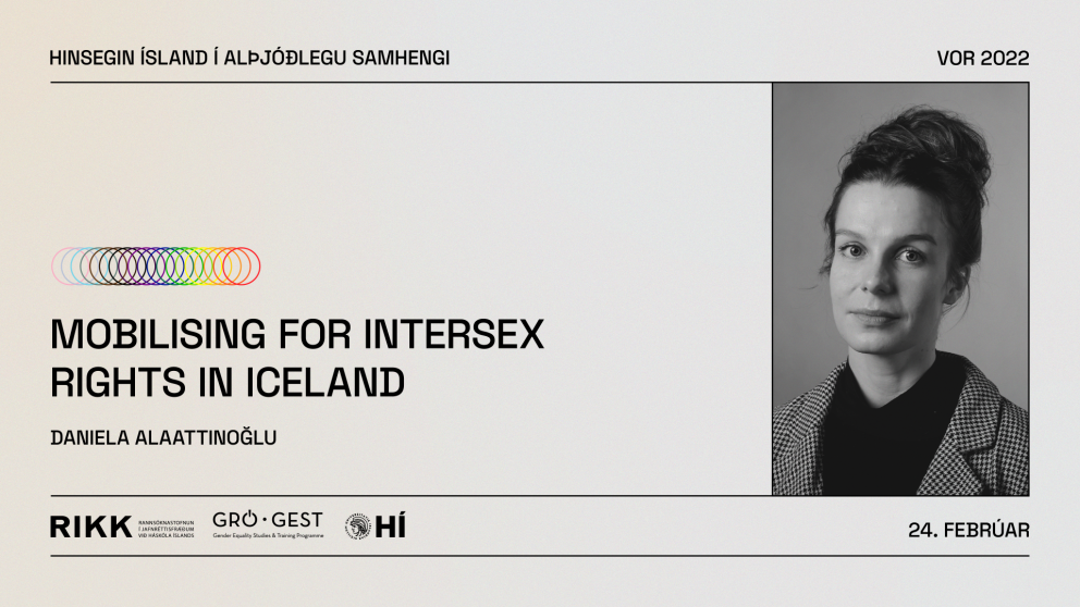 Mobilising for Intersex Rights in Iceland: RIKK & GRÓ GEST Lecture