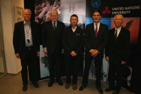 The President of Iceland and UK‘s former Foreign- and Environment Secretary visit the UNU-GTP