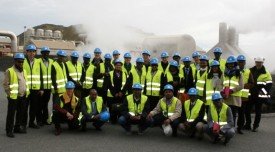 Participants at the Svartsengi geothermal CHP plant