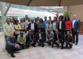 Lecturers and organisers with the participants of the short course