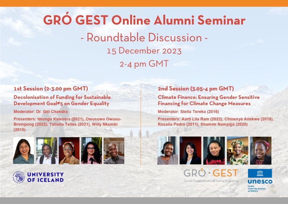 GRÓ GEST Online Alumni Seminar 2023