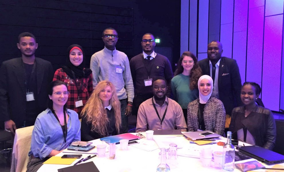 UNU-GEST fellows attending the conference Future of Work.