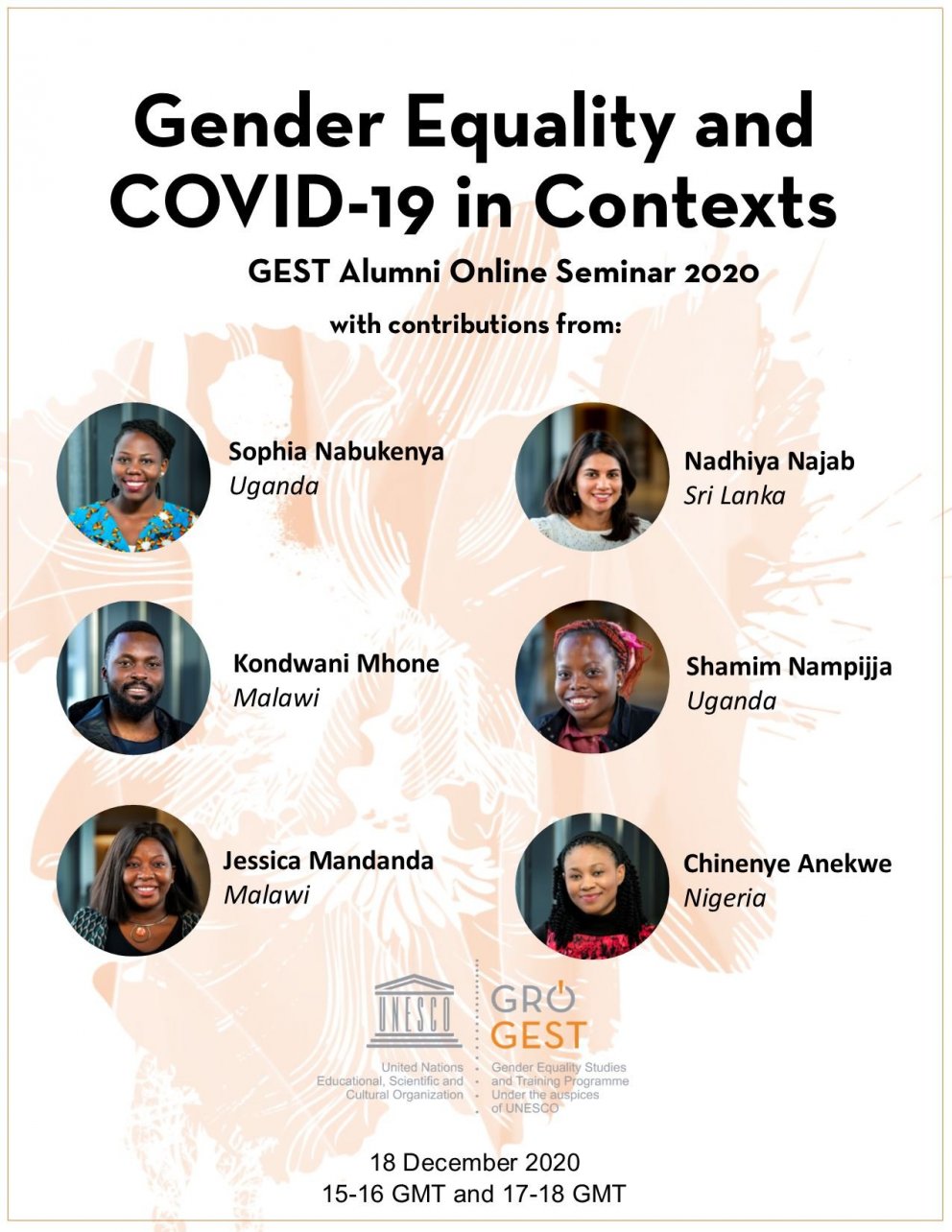 GEST Online Alumni Seminar - Gender Equality and COVID-19 in Context