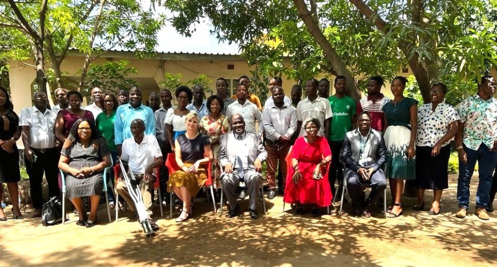 Participants and instructors at the short course on gender and climate change in Mangochi district