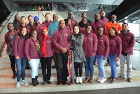 UNU-FTP fellows at Harpa in Reykjavik