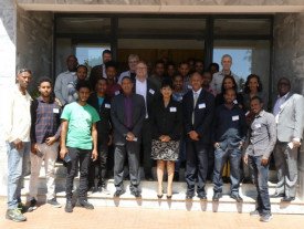 Participants, organisers, and lecturers at the training