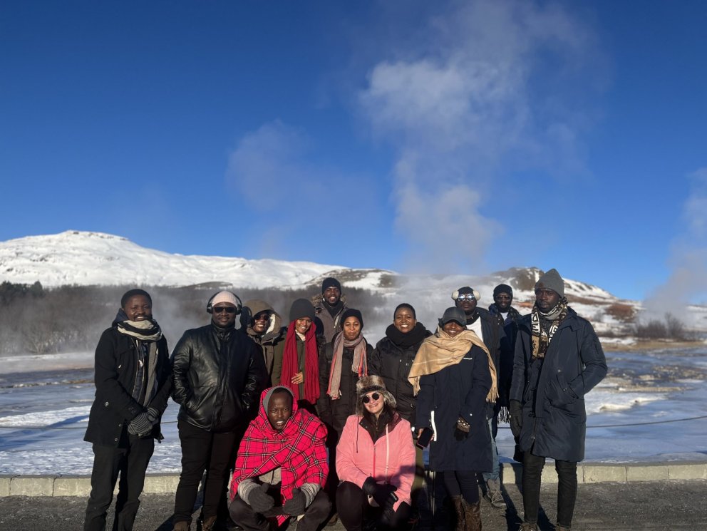 2024 GRÓ GEST Fellows at Geysir