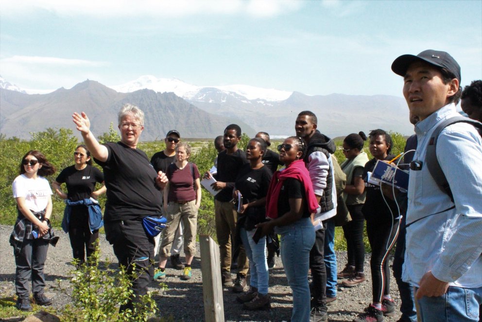 Field excursion with climate change focus