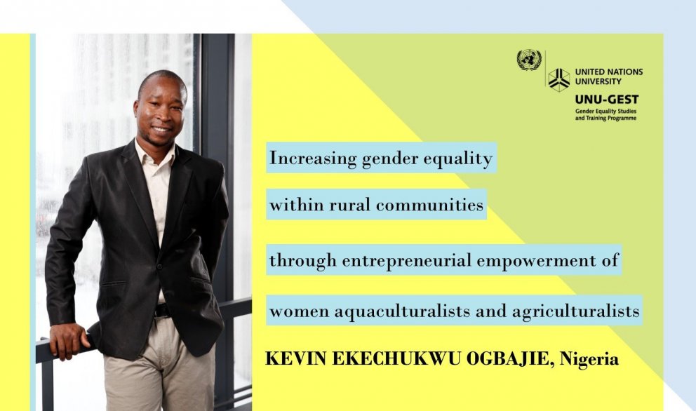 UNU-GEST alumni Kevin Ekechukwu Ogbajie was one of the Panellists at the World Youth Forum 2018