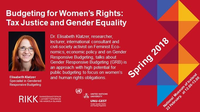 Dr. Klatzer is the fourth lecturer in the 2018 lecture series