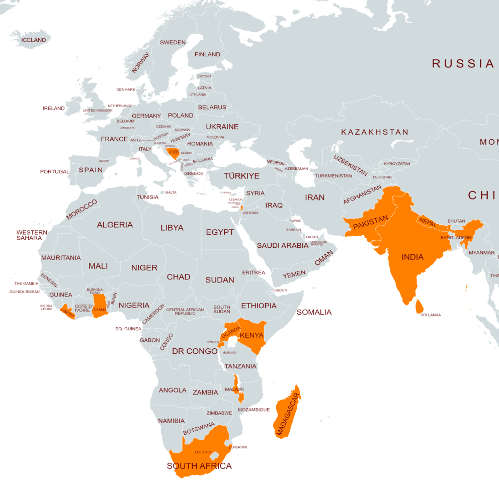 The fellows attending the 2024 GEST programme come from 14 different countries.