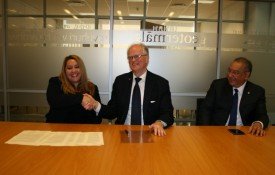 The agreement being signed