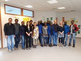 Dr Stringer & Dr Quinn with the UNU-LRT fellows